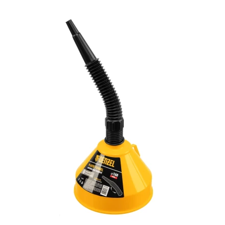 Воронка пластиковая 160 мм с металлическим ситом и гибким наконечником Denzel 537206 купить в Надыме