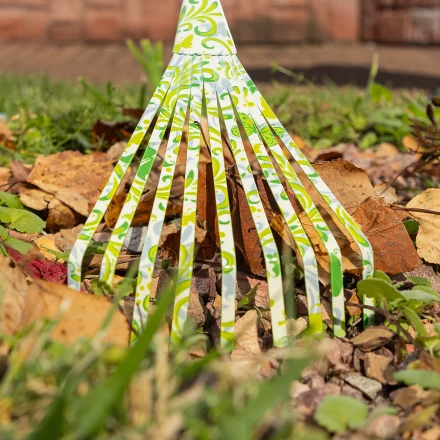 Грабли веерные 9 - зубые Palisad, 130 х 415 мм, стальные, пластиковая рукоятка, Flower Green, 620425 купить в Надыме