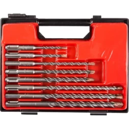 Набор ЗУБР: Буры по бетону, "SDS-Plus", 5х110, 6х110, 6х160, 8х160, 8х210, 10х160, 10х210, 12х210мм, 8шт 29314-H8