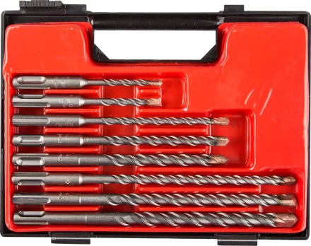 Набор ЗУБР: Буры по бетону, "SDS-Plus", 5х110, 6х110, 6х160, 8х160, 8х210, 10х160, 10х210, 12х210мм, 8шт 29314-H8 купить в Надыме