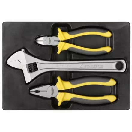 Набор STAYER Губцевые "CHROMAX" в пласт. боксе, 3 предмета 22703-H3 купить в Надыме