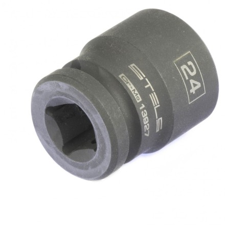 Головка ударная шестигранная 24 мм 1/2&quot; CrMo  Stels 13927 купить в Надыме