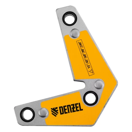 Фиксатор магнитный для сварочных работ усилие 25 LB, 30х45х60х75х90х135 град. Denzel 97566 купить в Надыме