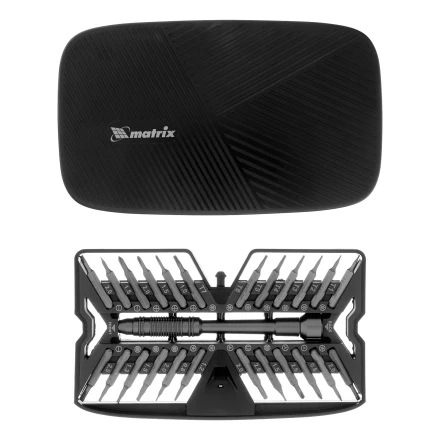 Набор для точных работ 26 в 1 Matrix, универсальный, сталь CrV 13567 купить в Надыме