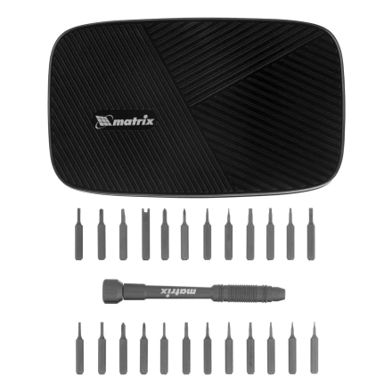 Набор для точных работ 26 в 1 Matrix, универсальный, сталь CrV 13567 купить в Надыме