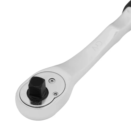 Ключ-трещотка 3/8" Gross 14054, CrV, 90 зубьев, усиленный, хром купить в Надыме