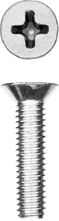 Винт DIN 965, M5 x 20 мм, 10 шт, кл. пр. 4.8, оцинкованный, ЗУБР 303116-05-020 купить в Надыме