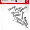 Винт DIN 965, M5 x 20 мм, 10 шт, кл. пр. 4.8, оцинкованный, ЗУБР 303116-05-020 купить в Надыме