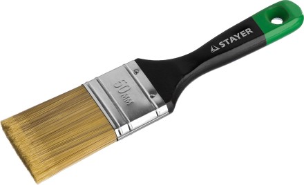 STAYER “KANEKARON-EURO”. Кисть плоская, искусственная щетина, деревянная ручка, 50мм 0106-050 купить в Надыме