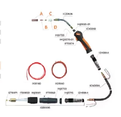 Горелка TECH MS 26 290А 4метр  ICT2899 Сварог купить в Надыме