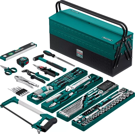 Универсальный набор инструмента в металлическом боксе, 152 предм. 27978-H152 купить в Надыме