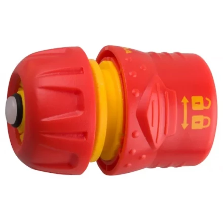 Соединитель GRINDA пластмассовый c автостопом и запирающим механизмом, 1/2" 8-426331 купить в Надыме