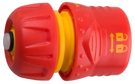 Соединитель GRINDA пластмассовый c автостопом и запирающим механизмом, 1/2&quot; 8-426331 купить в Надыме