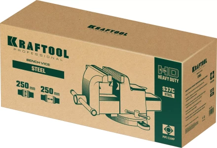 Тиски KRAFTOOL STEEL стальные 32701-250 купить в Надыме