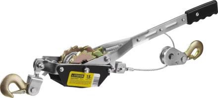 Лебедка STAYER "MAXPull" рычажная, тросовая, 1,5т/2,4м 880240 купить в Надыме