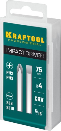 Биты для ударно-поворотных отверток KRAFTOOL 25552 купить в Надыме