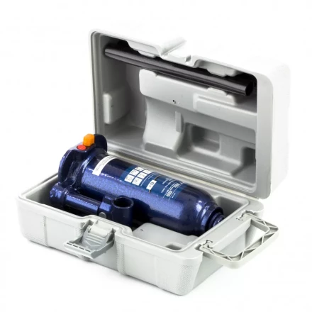 Домкрат гидравлический бутылочный 6 т h подъема 207-404 мм в пластиковом кейсе Stels 51176 купить в Надыме