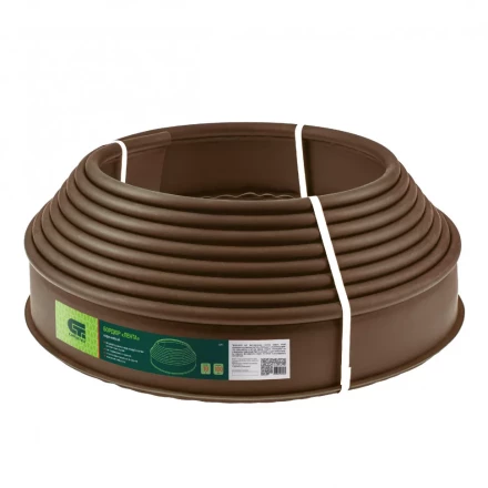 Бордюр &quot;Лента&quot; коричневый Сибртех 64551 купить в Надыме