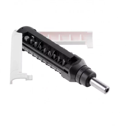 Отвертка реверсивная с набором бит и торцевых головок 15 шт CrV Matrix Pro 13343 купить в Надыме