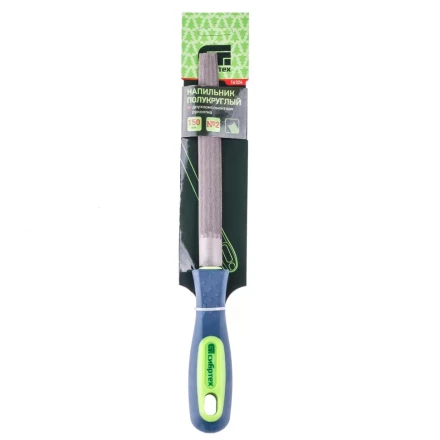 Напильник 150 мм полукруглый двухкомпонентная рукоятка №2 Сибртех 16324 купить в Надыме