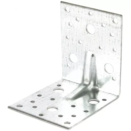 Крепежный уголок усиленный 2,5 мм KUU 105 x 105 x 90 мм Россия Сибртех 464133 купить в Надыме