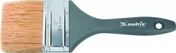 Кисть плоская "Евро" 1,5" натуральная щетина пластмассовая ручка MATRIX 83062