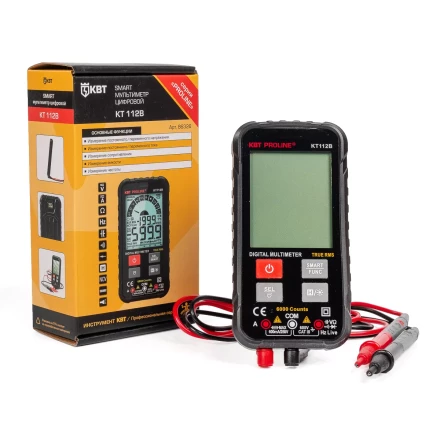 Мультиметр цифровой КВТ SMART KT 112В с True RMS (86326) купить в Надыме