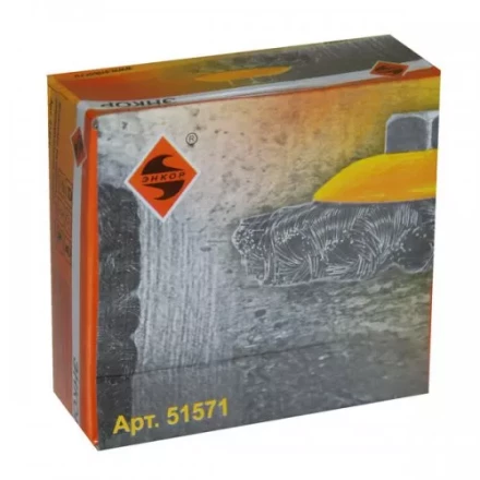 Щетка для УШМ М14/100 мм выгнутая сталь витая 51571 купить в Надыме