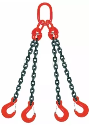 Строп цепной четырехветвевой 4СЦ 4 т L=1.8 м 8 кл с укоротителями купить в Надыме