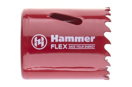 Коронка биметаллическая HAMMER Ф38х38мм 5/8&quot; BiMETALL (224-008) купить в Надыме