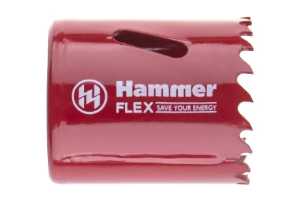 Коронка биметаллическая HAMMER Ф38х38мм 5/8" BiMETALL (224-008) купить в Надыме