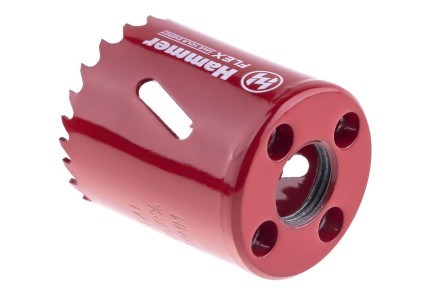 Коронка биметаллическая HAMMER Ф38х38мм 5/8&quot; BiMETALL (224-008) купить в Надыме
