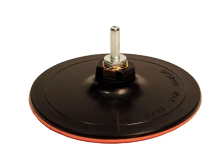 Тарелка опорная Ф 150 мм М14 для УШМ липучая основа жесткая адаптер 51546 купить в Надыме