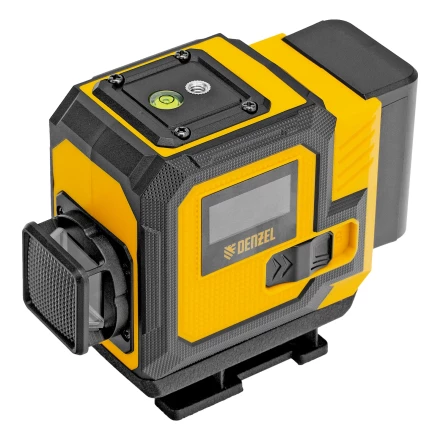 Лазерный уровень мультипризменный DLV-360-3C, 30 м, зеленый луч, Li-Ion 2,4 Aч, кейс// Denzel 35080 купить в Надыме