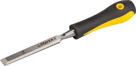 Стамеска с двухкомпонентной ручкой, 14мм, STAYER Profi 18205-14 купить в Надыме