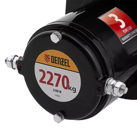 Лебедка автомобильная электрическая Denzel 52022 LB-2200, 2.2 т, 3.3 кВт, 12 В купить в Надыме