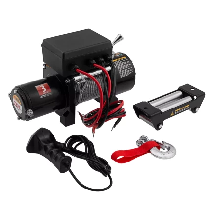 Лебедка автомобильная электрическая Denzel 52022 LB-2200, 2.2 т, 3.3 кВт, 12 В купить в Надыме