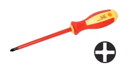 Отвертка диэл.крестовая PH№2х125мм,1000В,1/10/120 19697 купить в Надыме