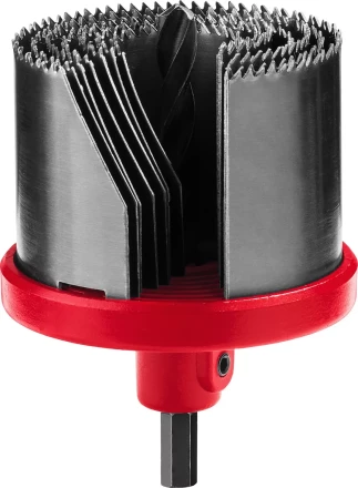 Пила сегментная наборная ЗУБР "МАСТЕР" по дереву, 7 полотен: 26-32-38-45-50-56-63х42 мм 29593-H7-42 купить в Надыме