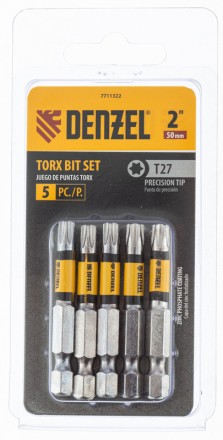 Бита T27x50, 5 шт. Denzel 7711322 купить в Надыме