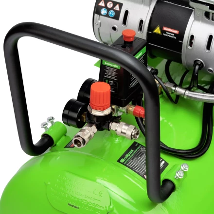 Компрессор безмаслянный малошумный Сибртех МБ 2250/100, 2250 Вт, 100л, 400 л/мин купить в Надыме