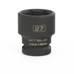 Головка ударная шестигранная 27 мм 1/2&quot; CrMo  Stels 13928