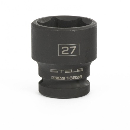 Головка ударная шестигранная 27 мм 1/2&quot; CrMo  Stels 13928 купить в Надыме