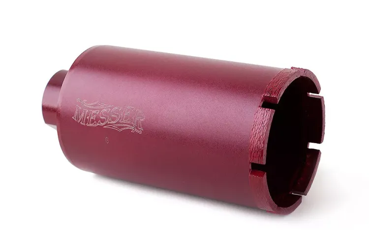 Сегментная алмазная коронка MESSER REDLINE по граниту диаметр 35 мм длина 100 мм купить в Надыме