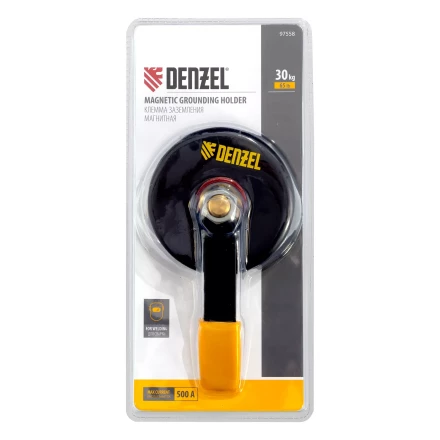 Клемма заземления магнитная для сварочных работ 65 LB Denzel 97558 купить в Надыме