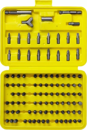 Набор STAYER "MASTER" "SUPER UNIVERSAL": Биты, полный ассортимент стандартных и специальных шлицов, адаптеры, Cr-V, 100 предметов, в боксе 2604-H100 купить в Надыме