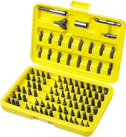 Набор STAYER "MASTER" "SUPER UNIVERSAL": Биты, полный ассортимент стандартных и специальных шлицов, адаптеры, Cr-V, 100 предметов, в боксе 2604-H100 купить в Надыме