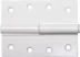 Петля дверная STAYER "MASTER" разъемная, цвет белый, правая, 100мм 37613-100-2R купить в Надыме