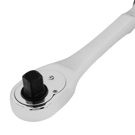 Ключ-трещотка 1/2" Gross 14055, CrV, 90 зубьев, усиленный, хром купить в Надыме