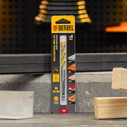 Сверло универсальное, Multi cut, 8 мм Denzel 706008 купить в Надыме